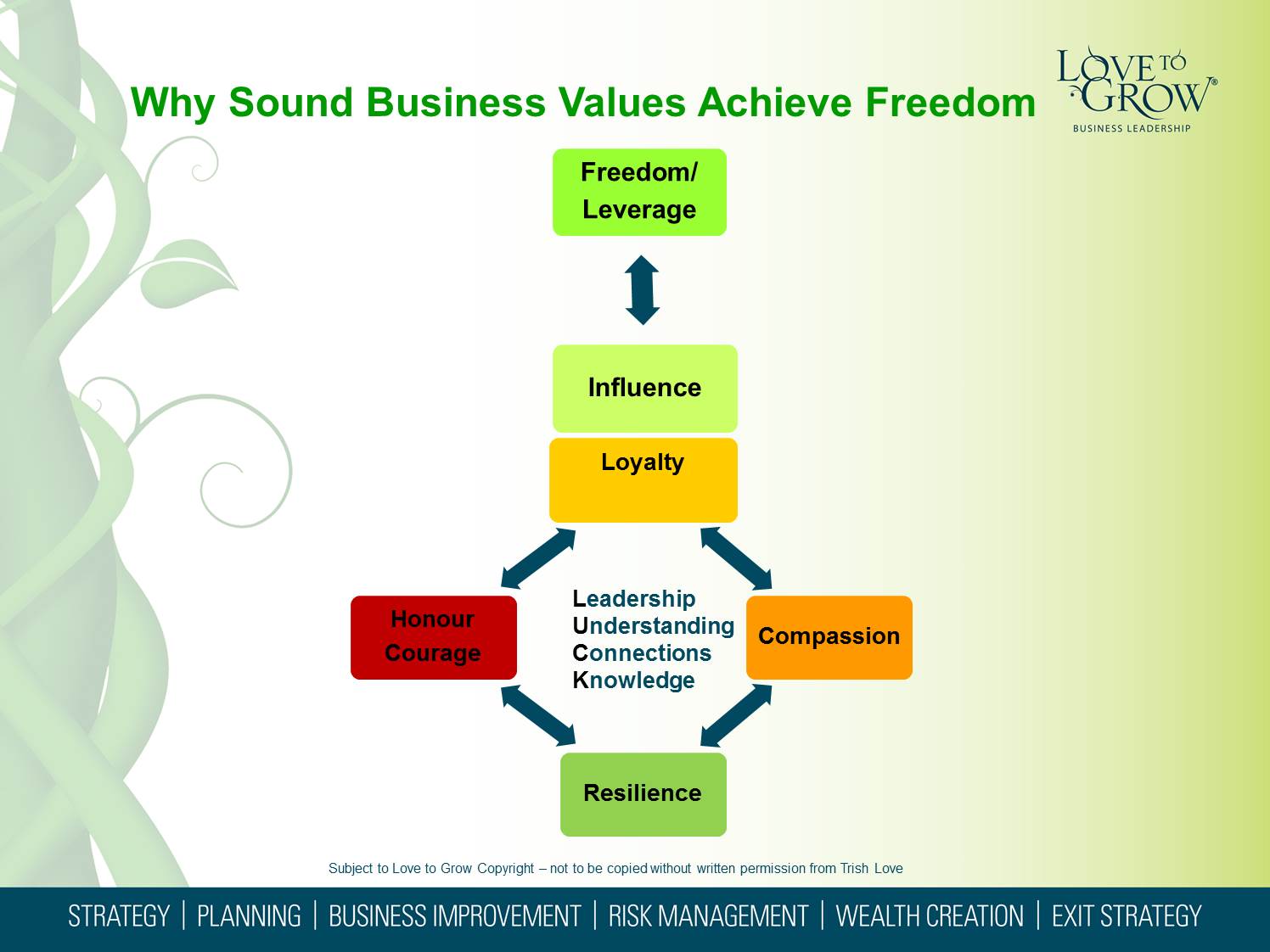 Sound Biz Values